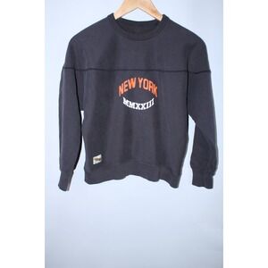 Tracksmith Women's Small Dark Gray Crew Neck New York 2023 Sweatshirt